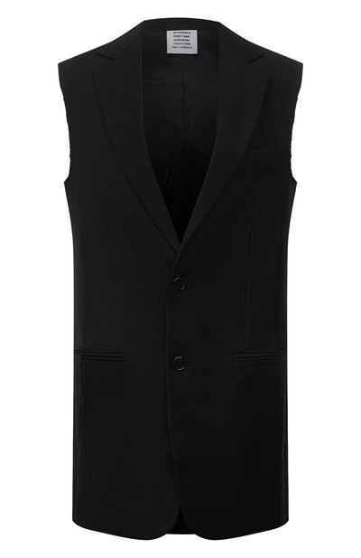 Женский шерстяной жилет VETEMENTS, арт. WA52JA650B 1202/BLACK