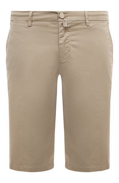 Мужские хлопковые шорты KITON, арт. UFBLACK0600D