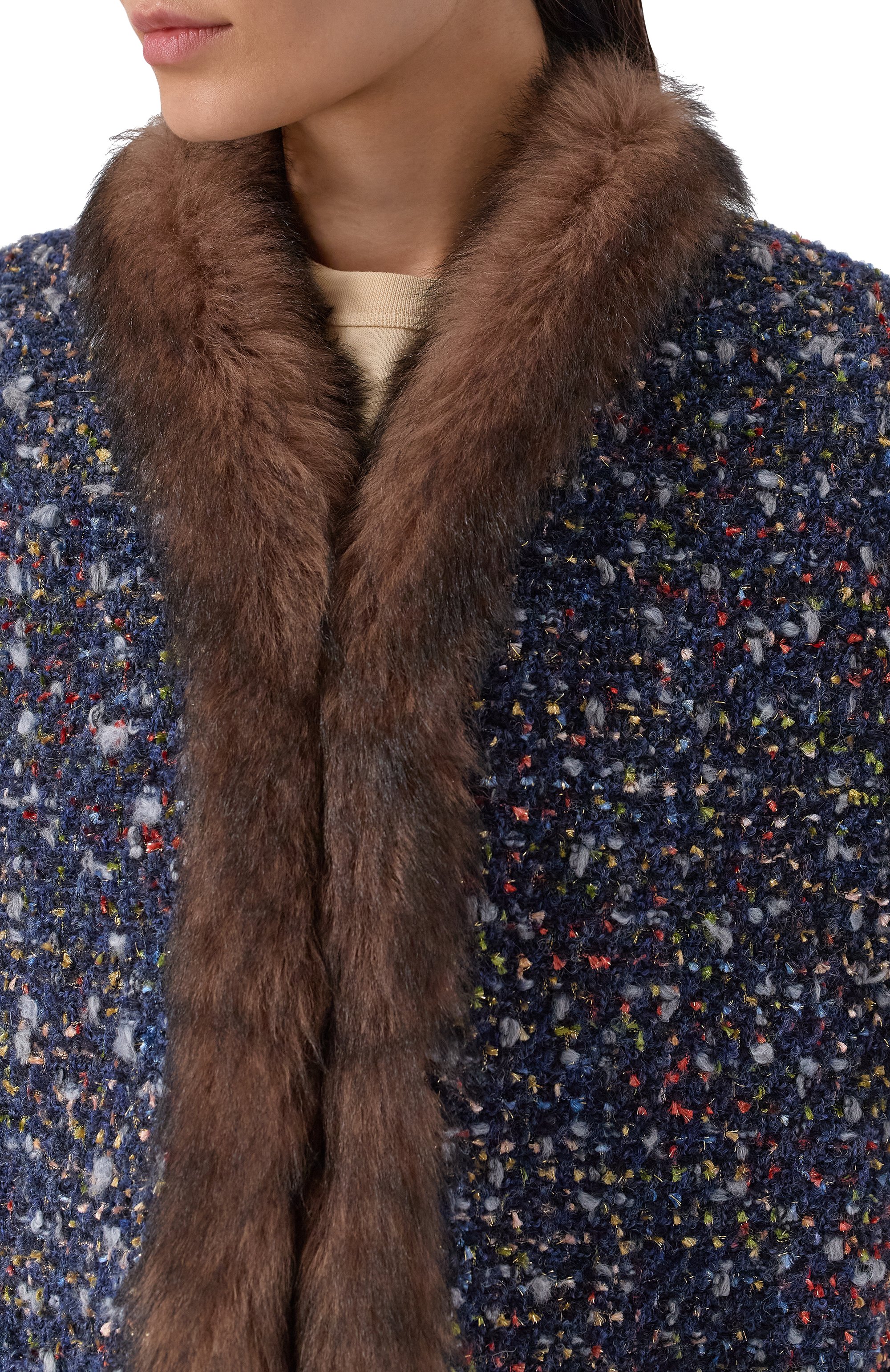 Жилет с отделкой из ягненка VALENTINO, арт. 8B3CF0T0/9WT, фото 5