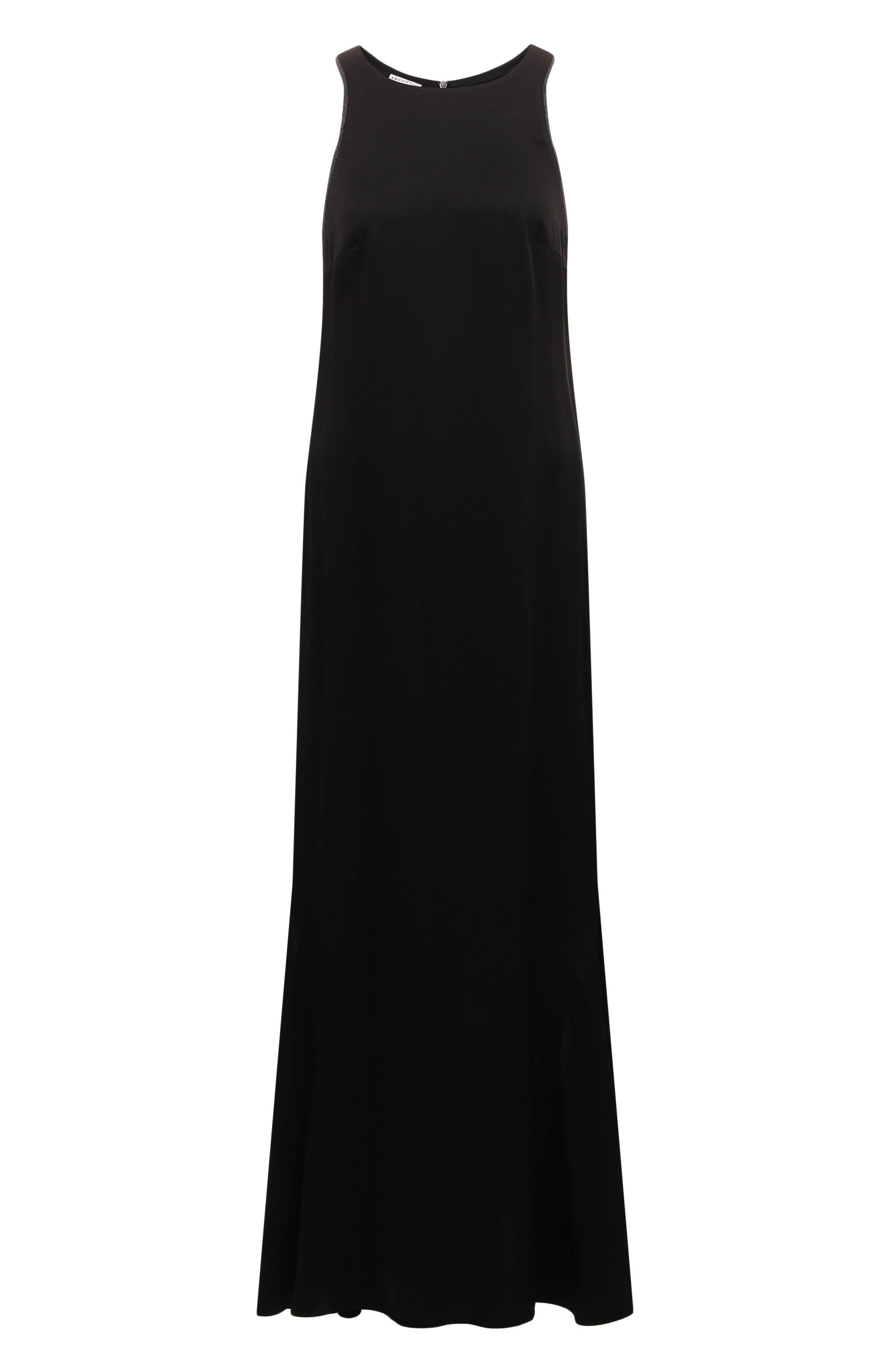 Бархатное платье BRUNELLO CUCINELLI черного цвета по цене 351500 руб., арт. M0H38A5190, фото 1 Бархатное платье BRUNELLO CUCINELLI, арт. M0H38A5190, фото 1