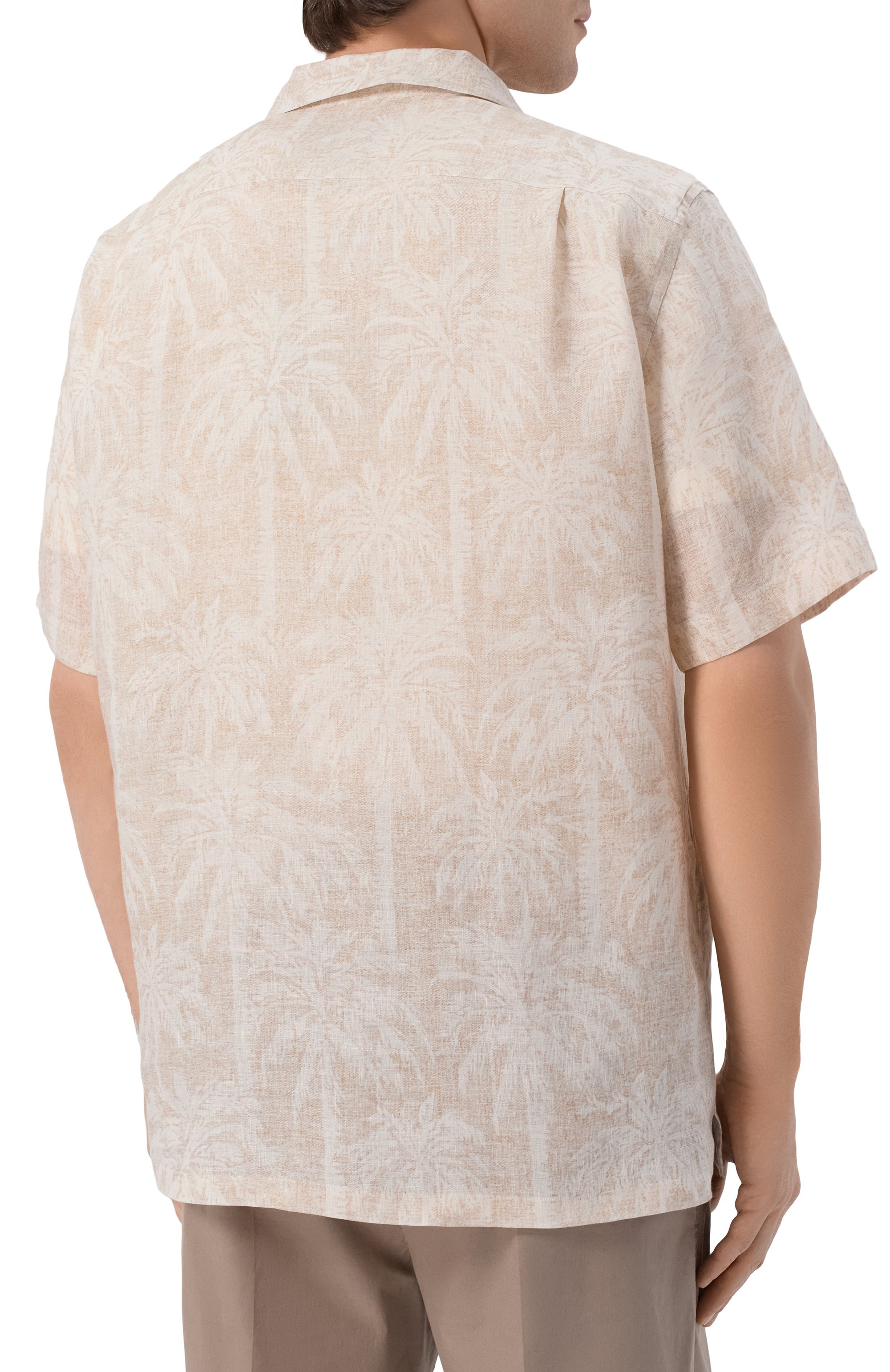 Льняная рубашка BOSS CAMEL, арт. 50560320, фото 4