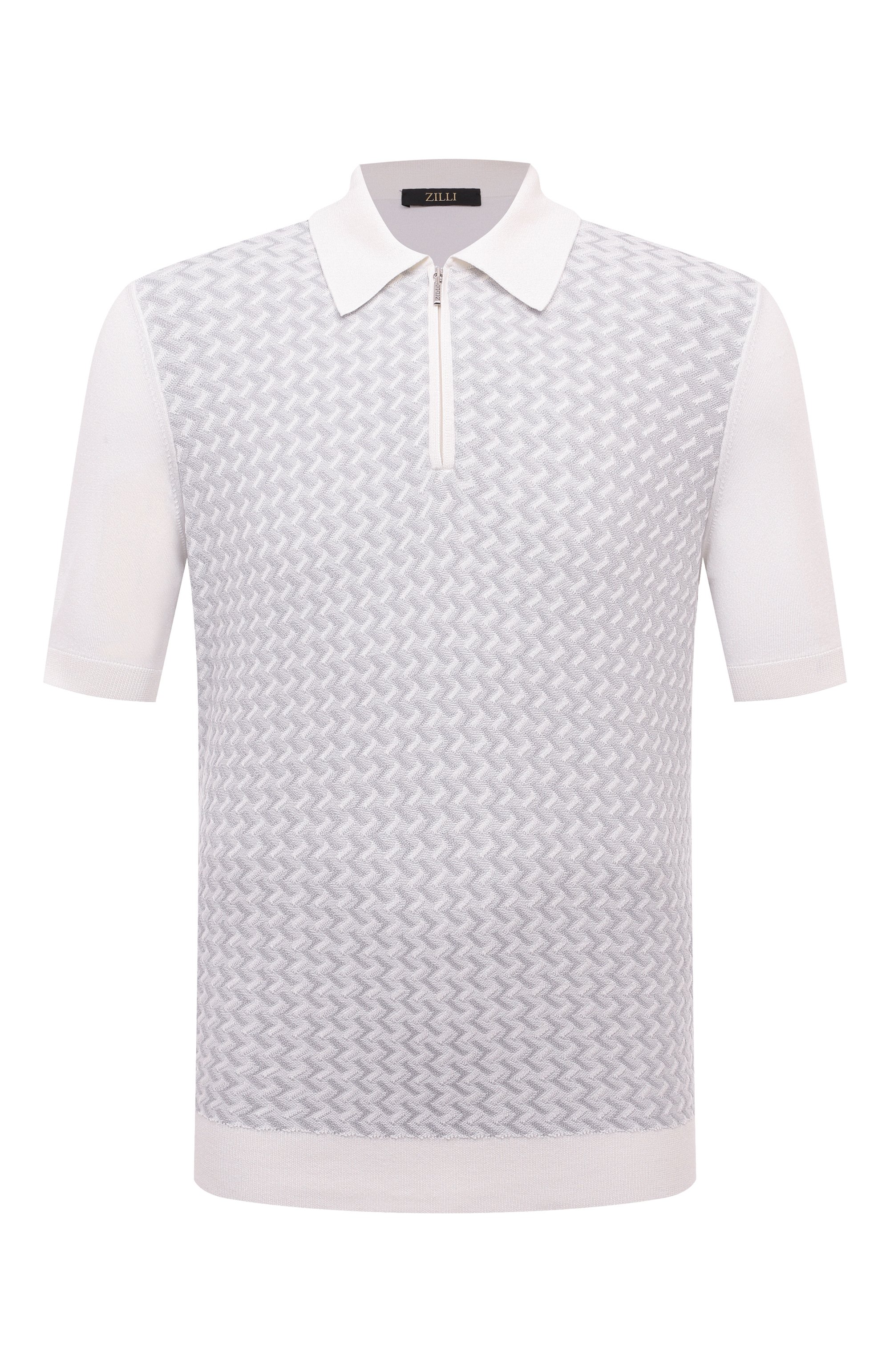 Поло из шелка и хлопка ZILLI, арт. KZP002M0145VMEXC0, фото 1