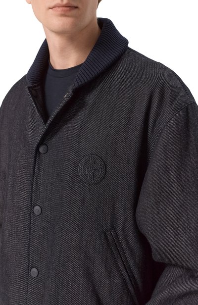 Хлопковый бомбер GIORGIO ARMANI, арт. GM004510/AF28722, фото 5