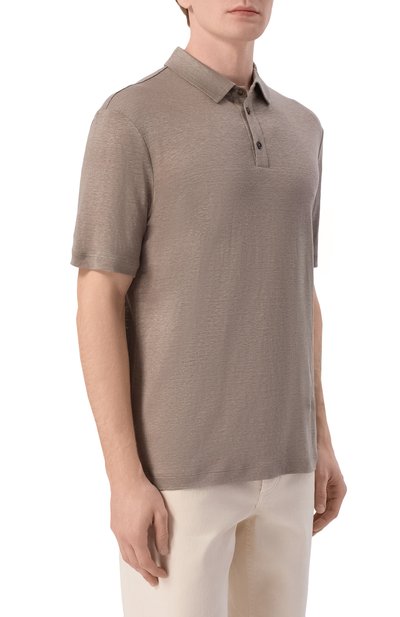 Льняное поло GIORGIO ARMANI, арт. 3RSF80/SJJMZ, фото 3