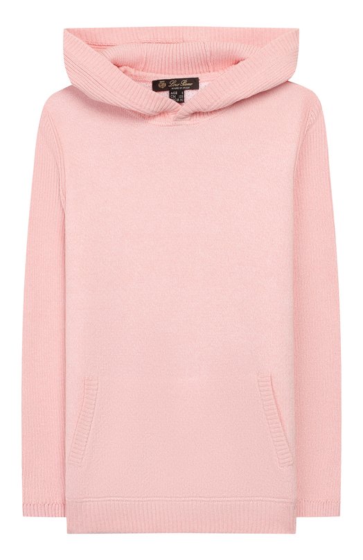 

Хлопковое худи Loro Piana, Розовый