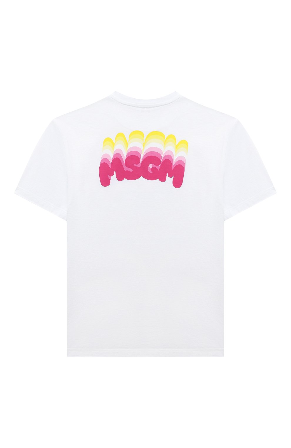 Хлопковая футболка MSGM KIDS, арт. S4MSJGTH282, фото 2