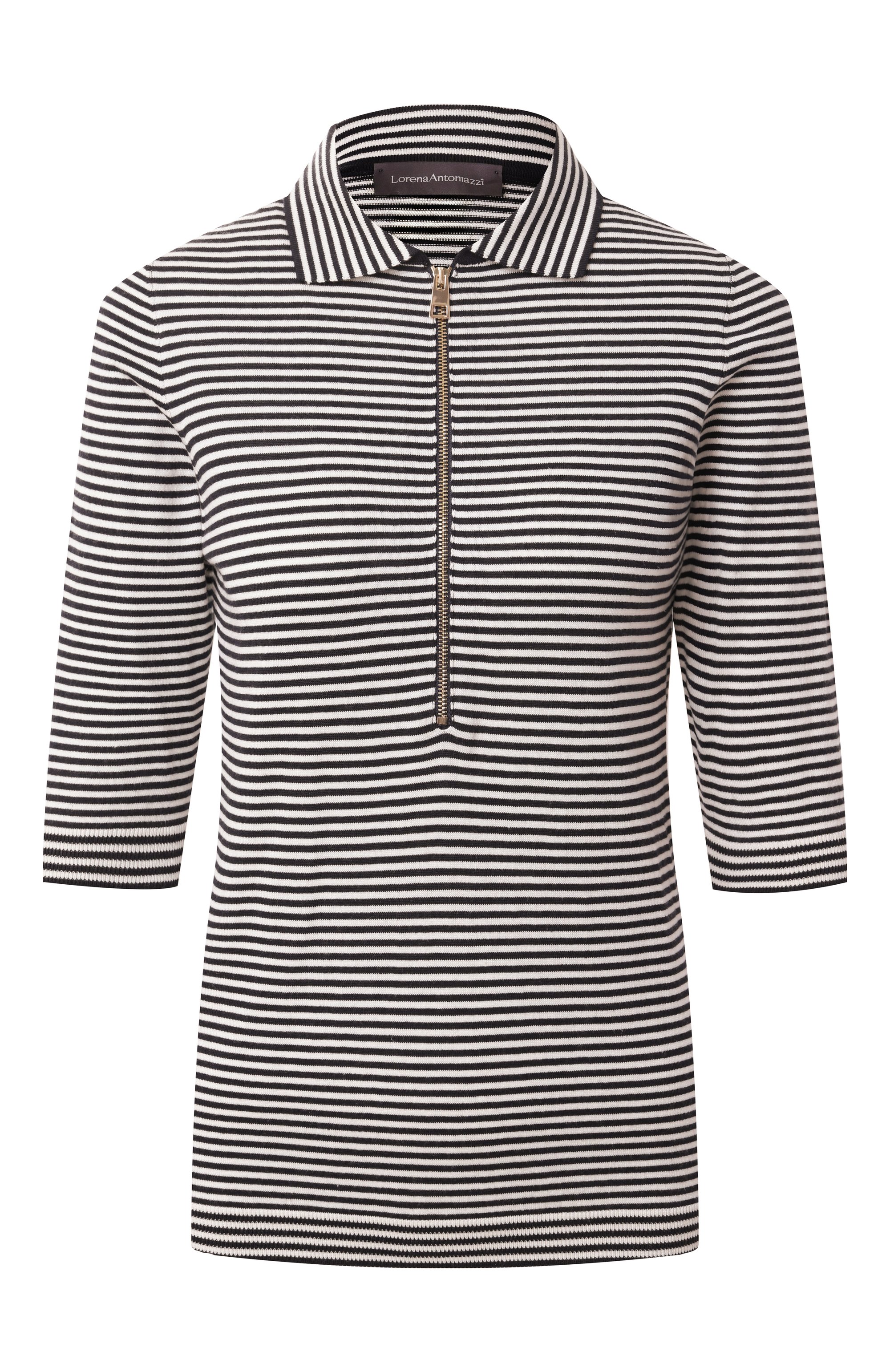 Пуловер из шелка и хлопка LORENA ANTONIAZZI, арт. P25113VM47A/3039, фото 1