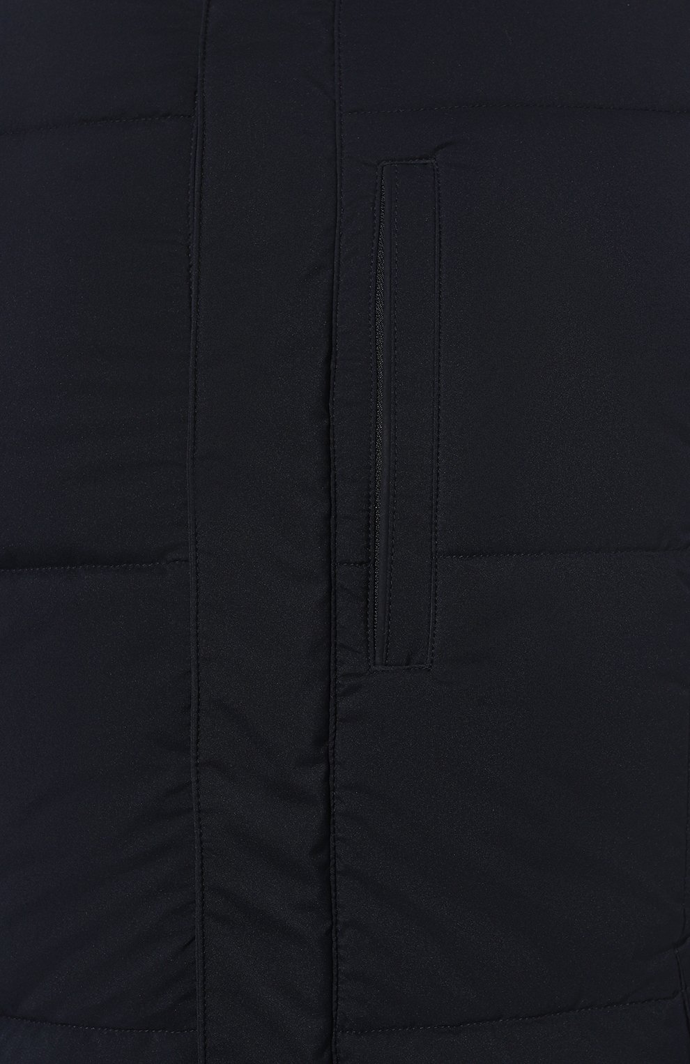 Куртка с воротником из нутрии MVST темно-синего цвета по цене 328000 руб., арт. 53453, фото 5 Куртка с воротником из нутрии MVST, арт. 53453, фото 5