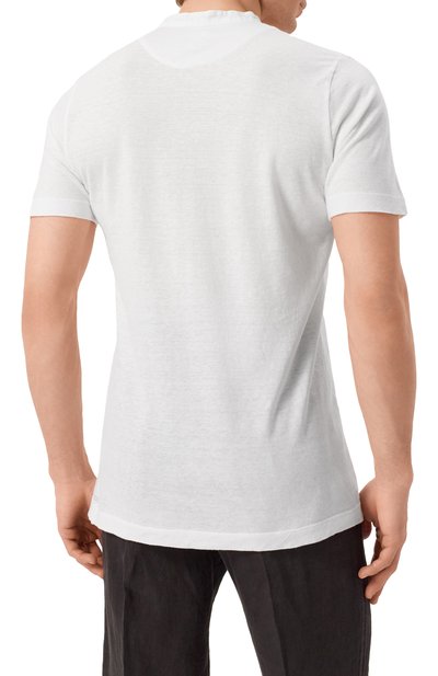 Футболка-хенли изо льна и хлопка 120% LINO, арт. 32ALIM79AC/G308/S01, фото 4