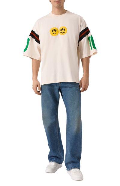 Хлопковая футболка BARROW, арт. S5BWMATH030, фото 2