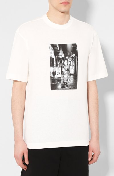 Хлопковая футболка Y-3, арт. FT1373/M, фото 3