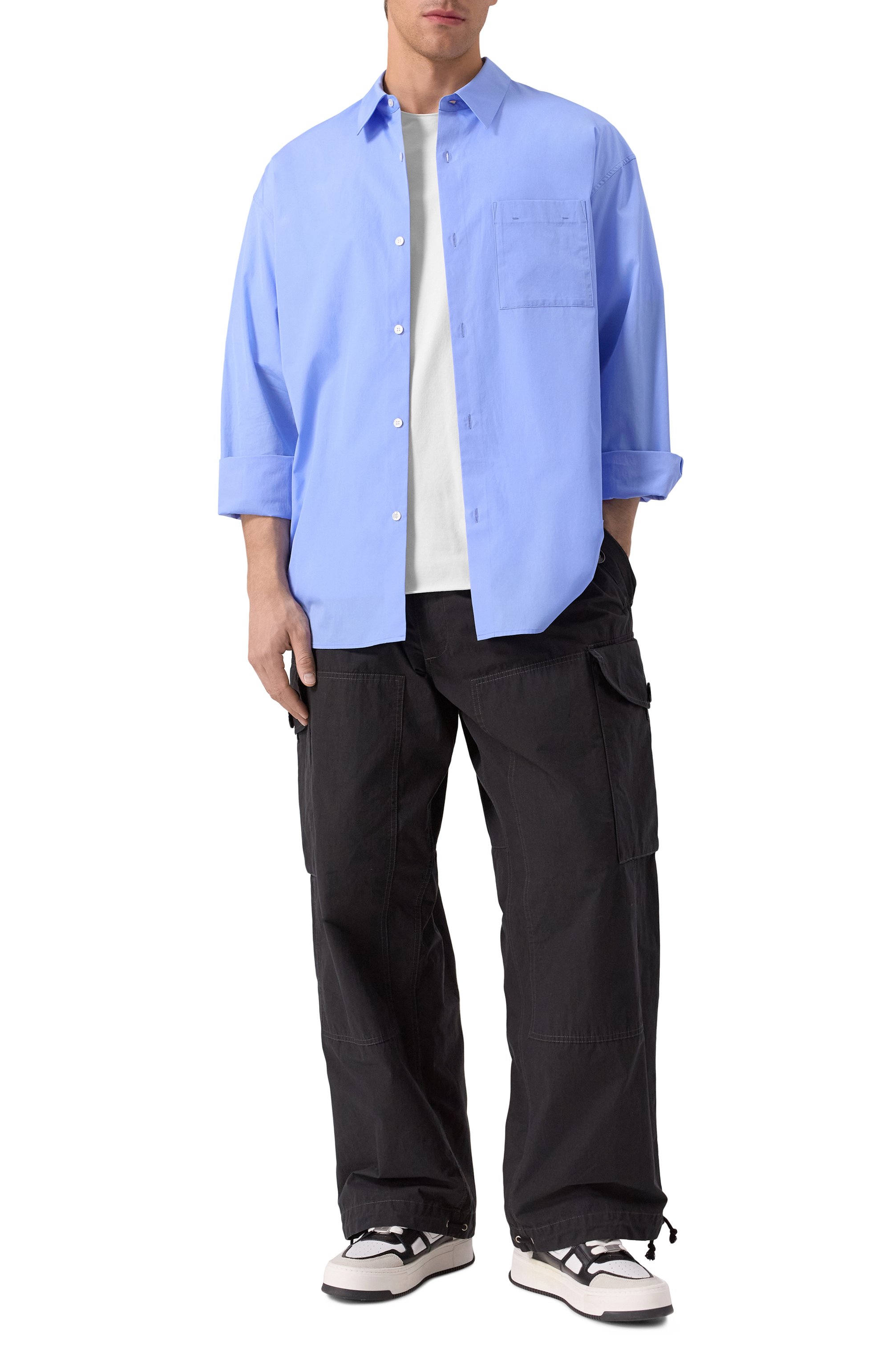 Хлопковая рубашка ATTACHMENT, арт. AS51-030, фото 2