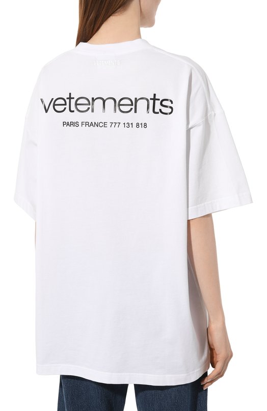 фото Хлопковая футболка vetements