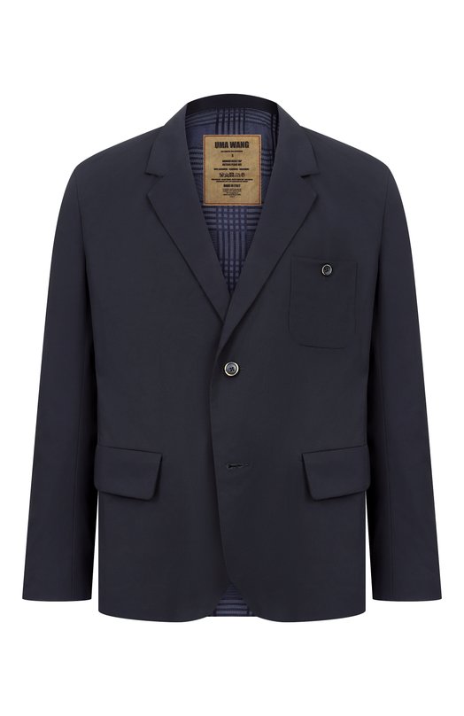 Однобортный пиджак Uma Wang UM6516 Синий UM6516