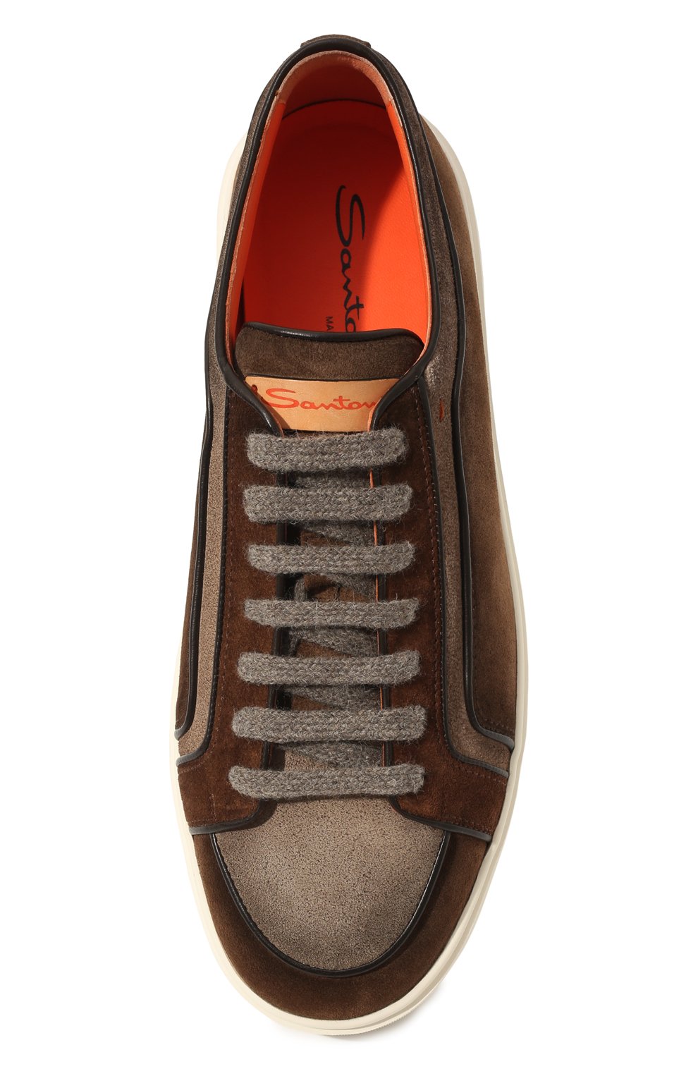 Замшевые кеды SANTONI, арт. MBCD21753BARBEIRS45, фото 6