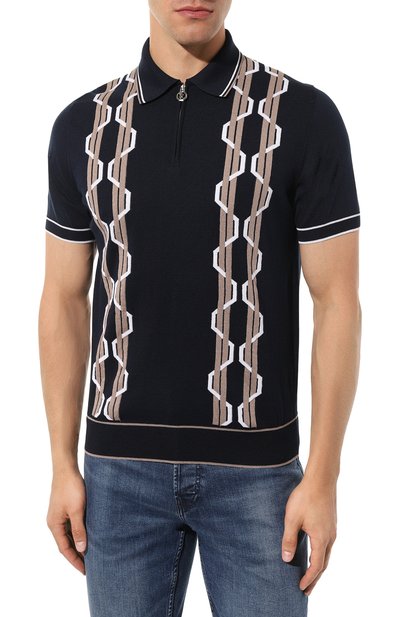 Поло из шелка и хлопка STEFANO RICCI, арт. K818063P31/F23290, фото 3