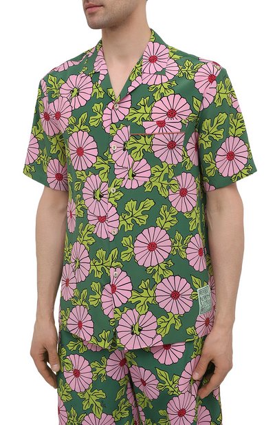 Шелковая рубашка GUCCI, арт. 649832/ZAGAK, фото 3