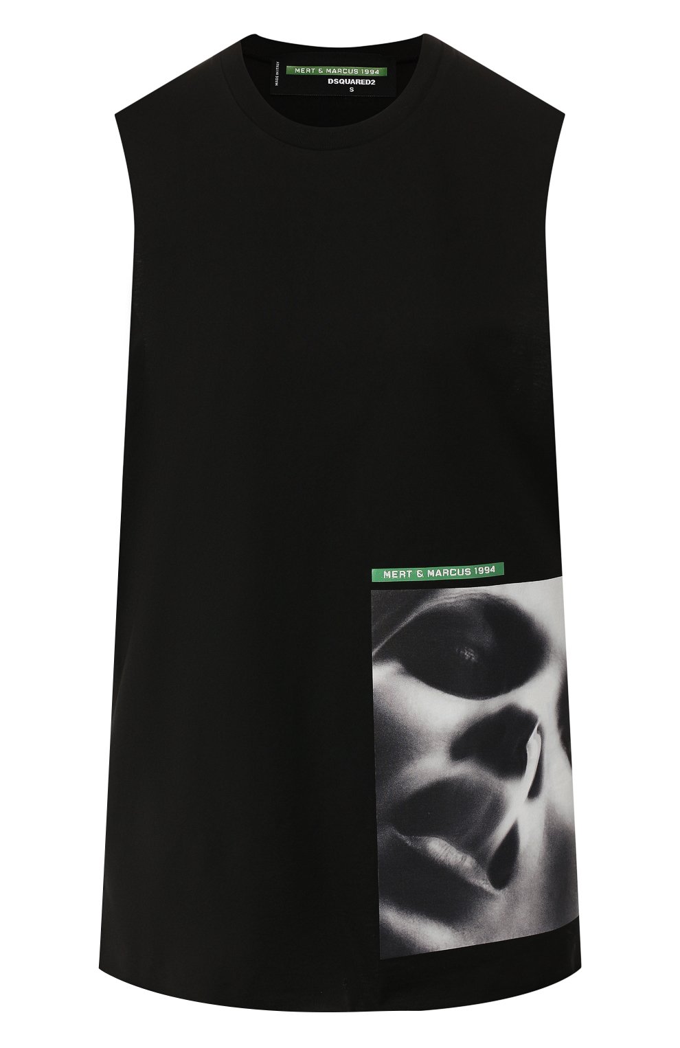 Футболка mert & marcus 1994 DSQUARED2 черного цвета по цене 23650 руб., арт. S73GC0236/S22427, фото 1 Футболка mert & marcus 1994 DSQUARED2, арт. S73GC0236/S22427, фото 1