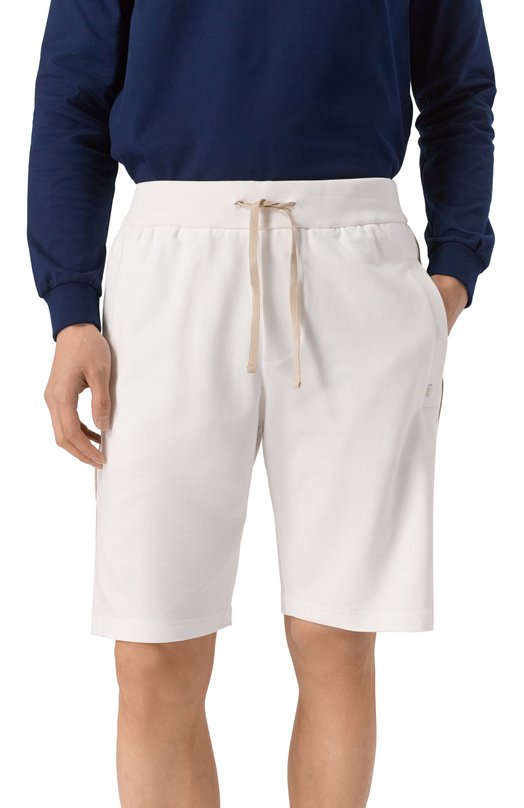 Шорты из лиоцелла и хлопка Paul&Shark 26411806 Белый  26411806 Фото 3