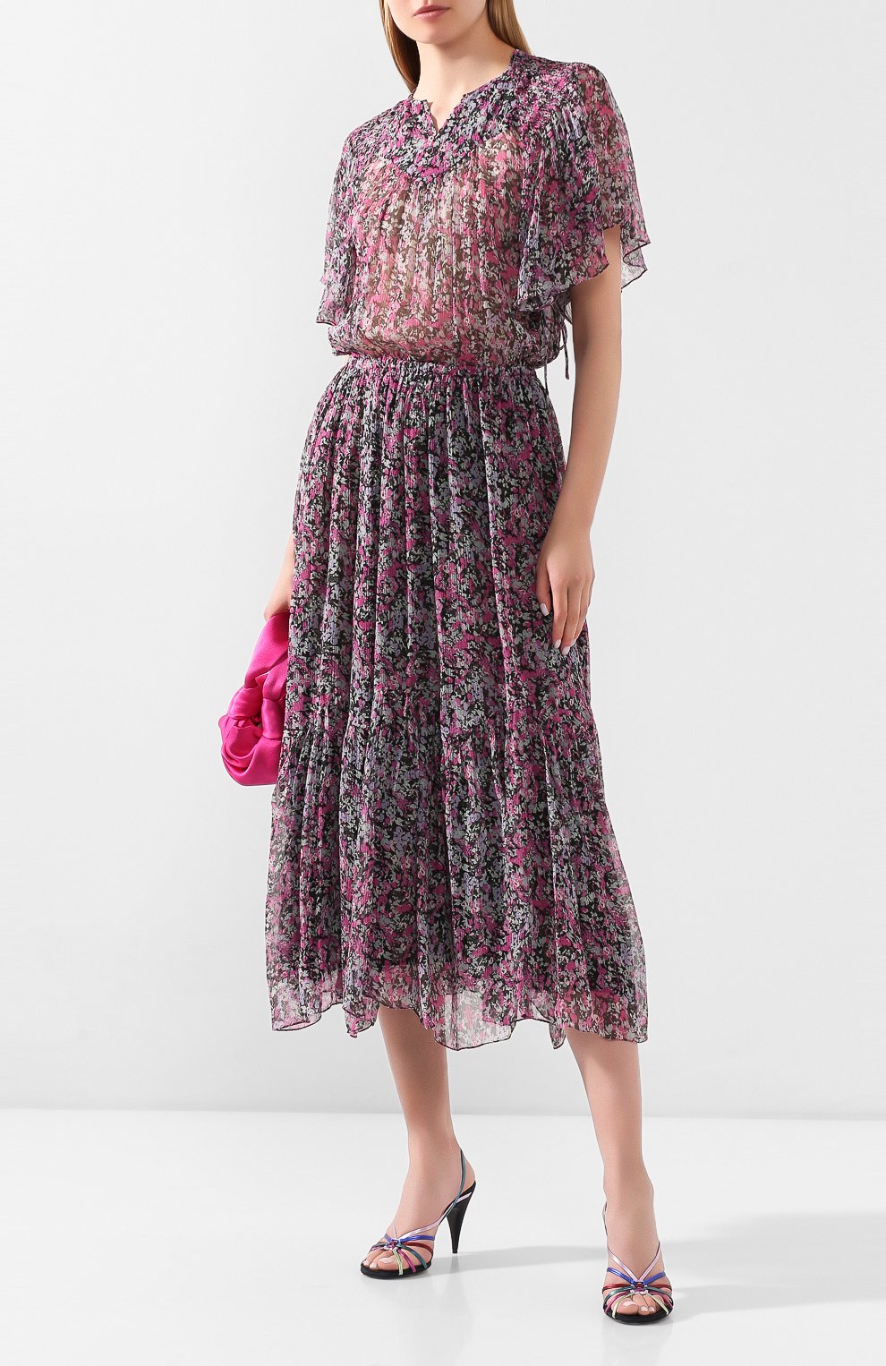Шелковое платье ISABEL MARANT, арт. R01729-20E016I/0DELIA, фото 2