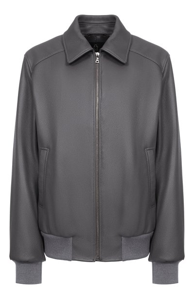 Женский кожаный бомбер MASLOV, арт. SMB63