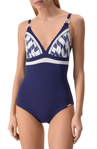 Слитный купальник LISE CHARMEL синего цвета по цене 36860 руб., арт. ABB6996, фото 2 Слитный купальник LISE CHARMEL, арт. ABB6996, фото 2