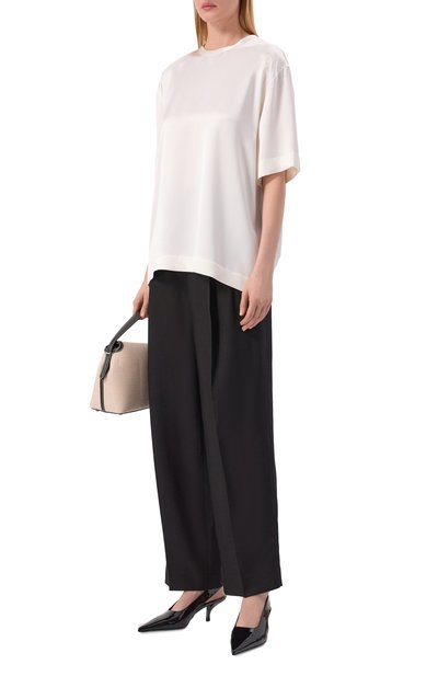 Кожаные туфли TOTEME черного цвета по цене 79300 руб., арт. 252-WAS0205-LE0091, фото 3 Кожаные туфли TOTEME, арт. 252-WAS0205-LE0091, фото 3