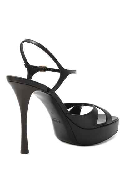 Кожаные босоножки debbie 85 SAINT LAURENT, арт. 825303/AADF0, фото 5