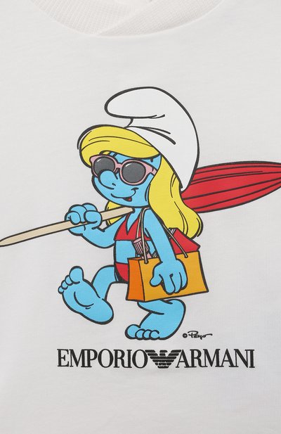 Хлопковая футболка EMPORIO ARMANI, арт. 3DHTJN/3J52Z, фото 3