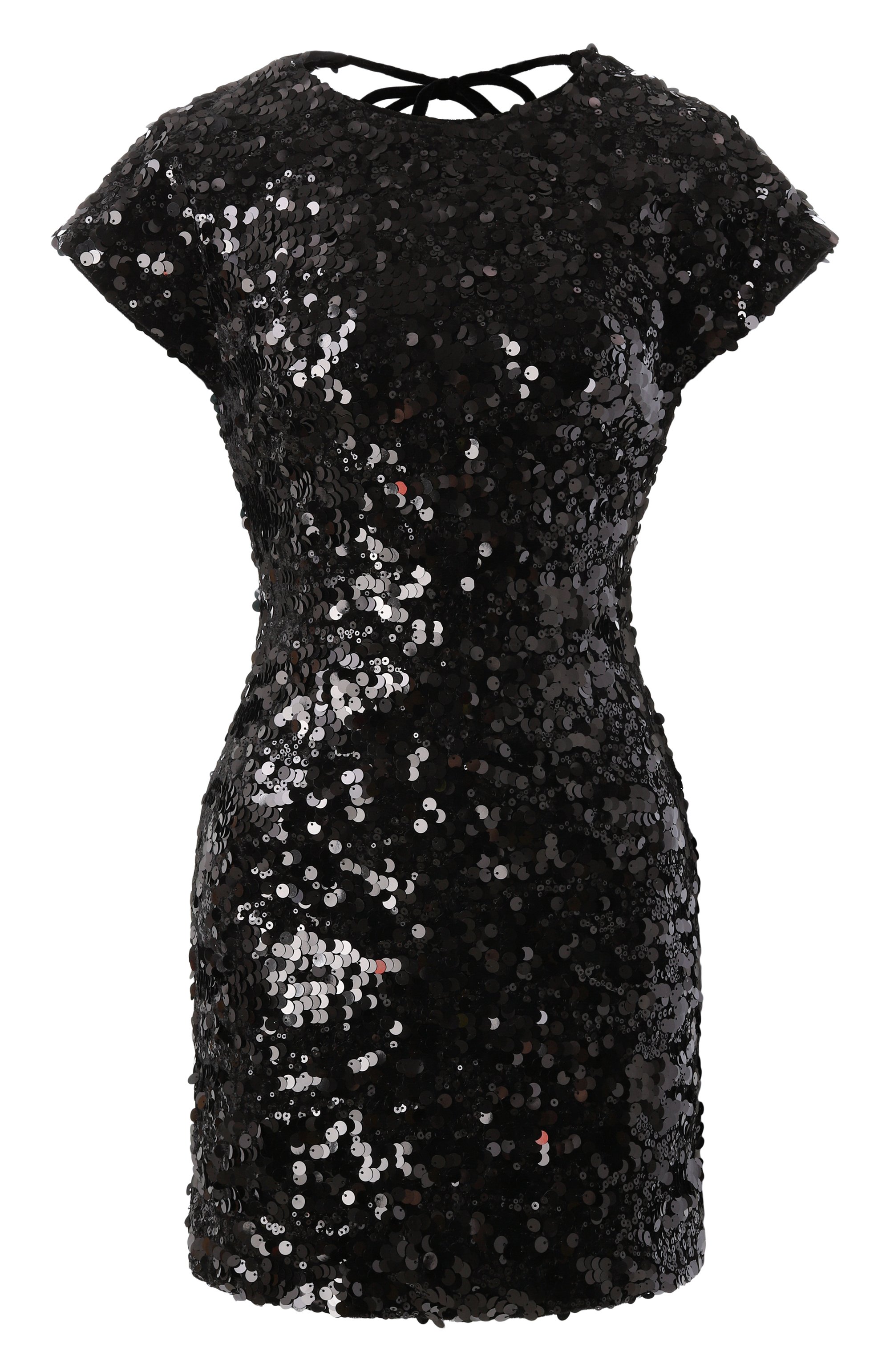 Платье с отделкой пайетками GANNI, арт. T4045, фото 1