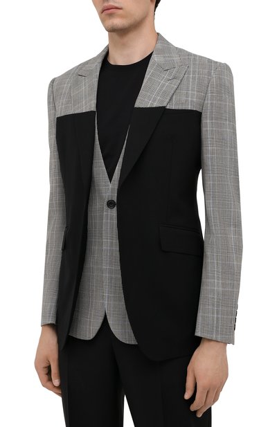 Шерстяной пиджак ALEXANDER MCQUEEN, арт. 659161/QRU13, фото 3