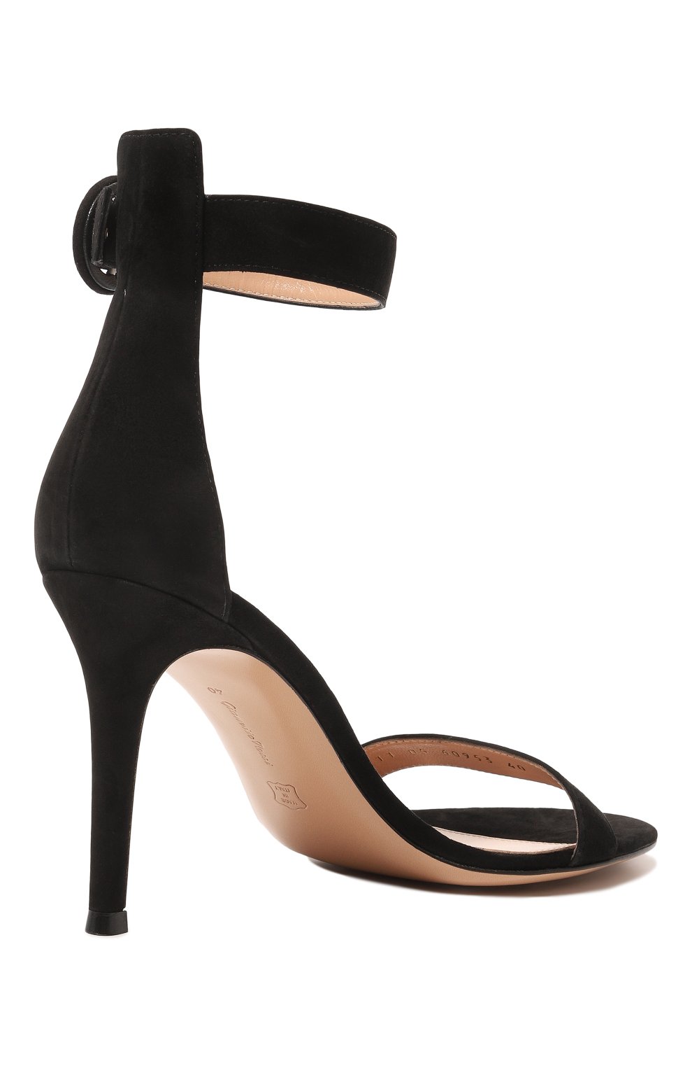 Замшевые босоножки portofino 85 GIANVITO ROSSI, арт. G60953.85RIC.CAMNER0, фото 5