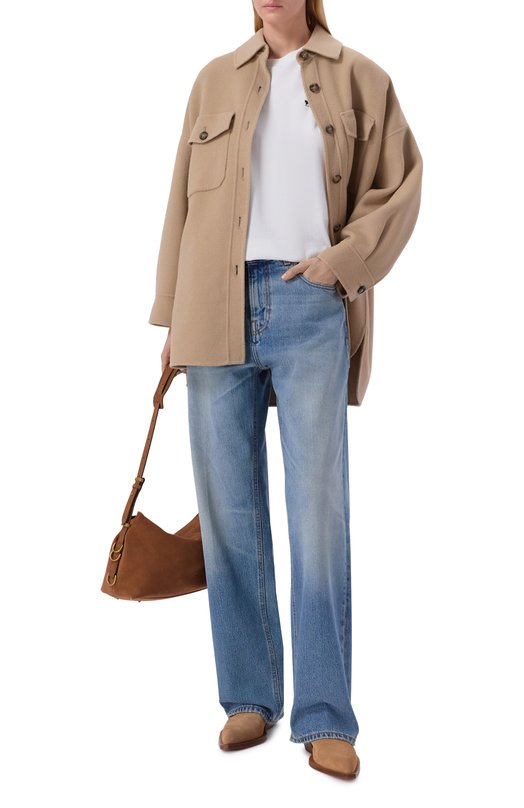 Хлопковая футболка Weekend Max Mara WKDVENAC0 Белый  WKDVENAC0 Фото 2