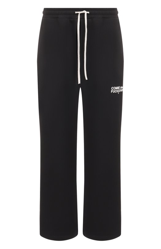Хлопковые брюки Comme des Fuckdown CFABM01849 Чёрный CFABM01849