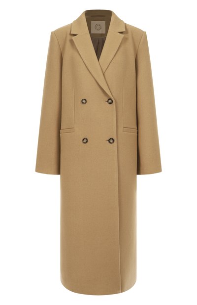 Пальто из шерсти и кашемира 12 STOREEZ бежевого цвета по цене 59000 руб., арт. 132758, фото 1 Пальто из шерсти и кашемира 12 STOREEZ, арт. 132758, фото 1