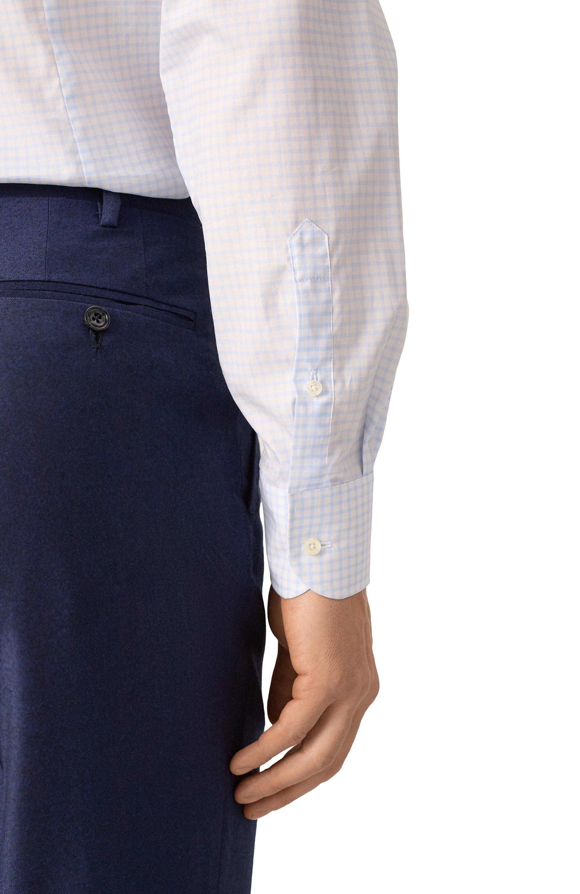 Хлопковая сорочка CORNELIANI, арт. 25P100-2511283, фото 5