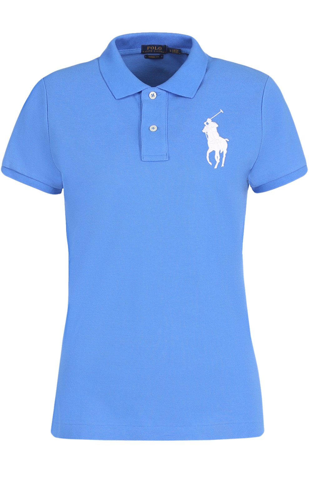 Хлопковое поло с вышитым логотипом бренда POLO RALPH LAUREN, арт. 211505656, фото 1