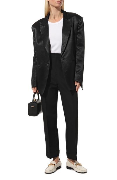 Брюки из хлопка и вискозы GUCCI, арт. 631424 ZADUU, фото 2