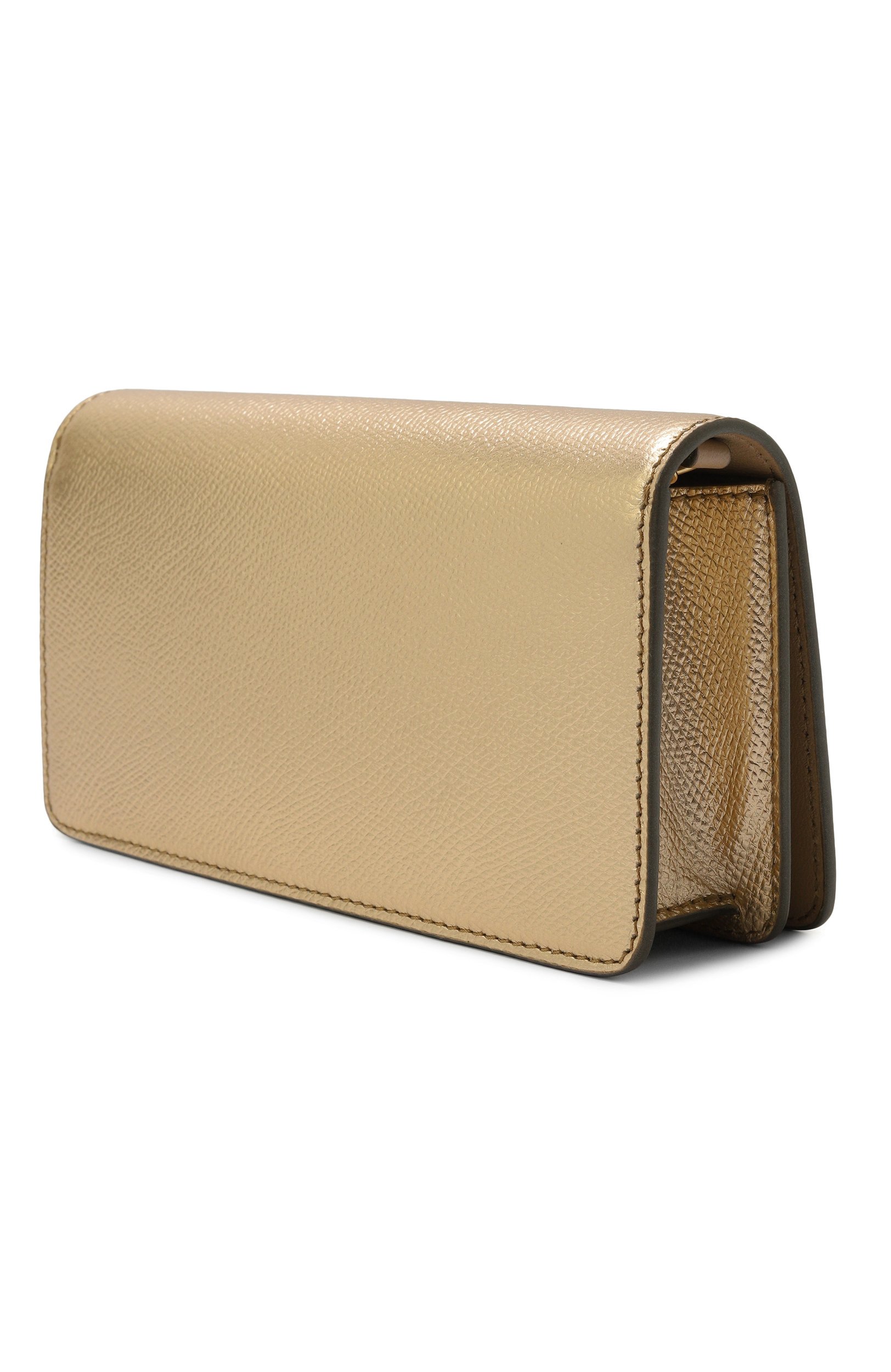 Сумка vlogo signature mini VALENTINO золотого цвета по цене 152500 руб., арт. 9W2P0AY5/CHL, фото 4 Сумка vlogo signature mini VALENTINO, арт. 9W2P0AY5/CHL, фото 4
