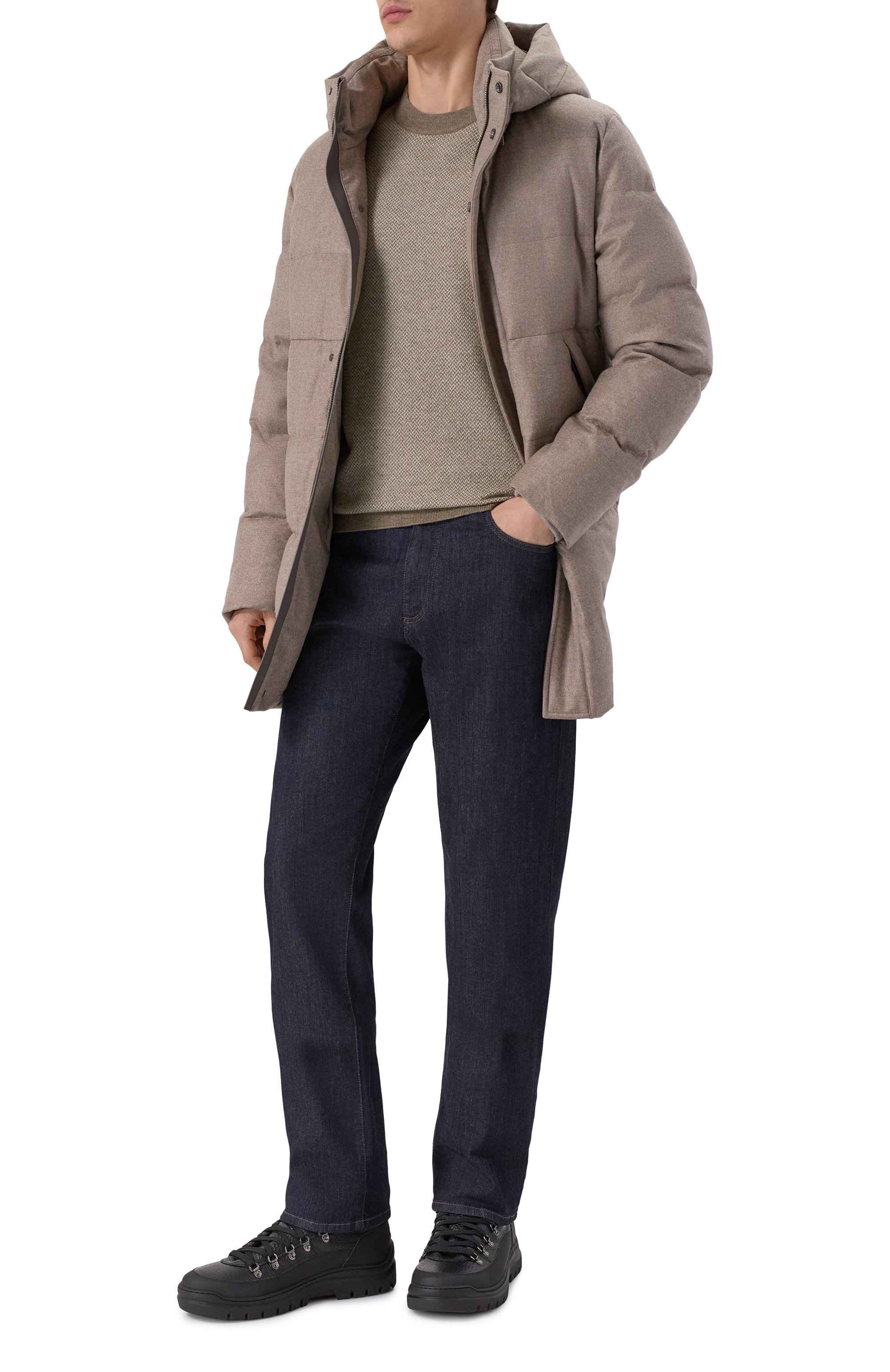 Пуховик из шерсти и кашемира DUNO, арт. MAGNUS/LEVIC0, фото 2