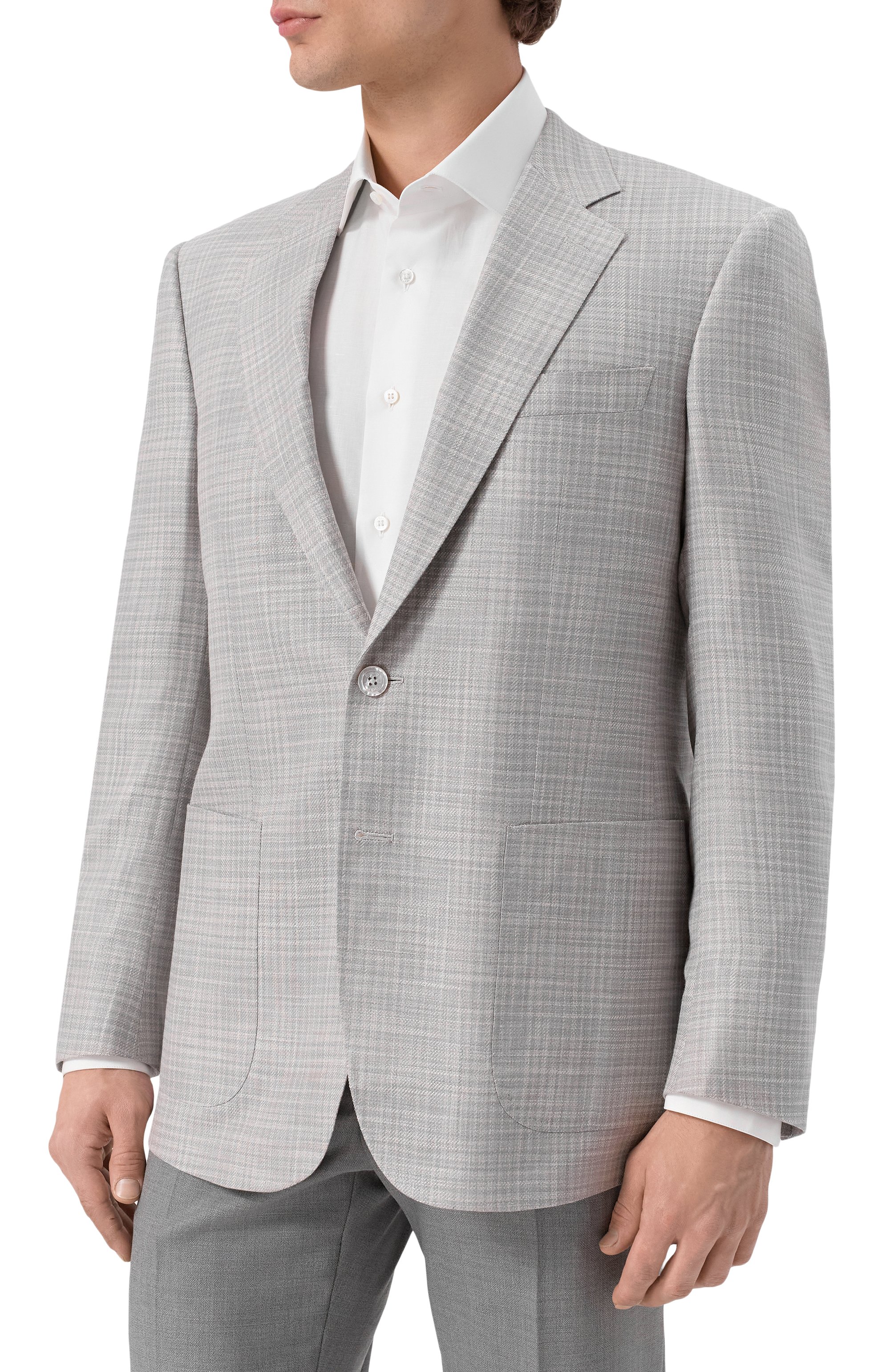 Пиджак из шерсти и шелка STEFANO RICCI, арт. M1RM4322T0/WK002S, фото 4