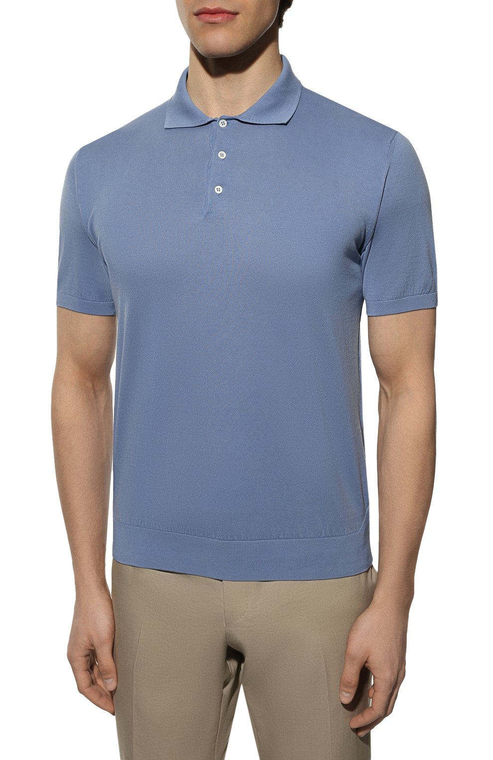 Хлопковое поло CORNELIANI, арт. 89M582-2125136/00, фото 3