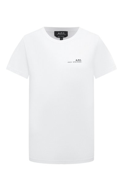 Женская хлопковая футболка A.P.C., арт. C0FBT-F26012