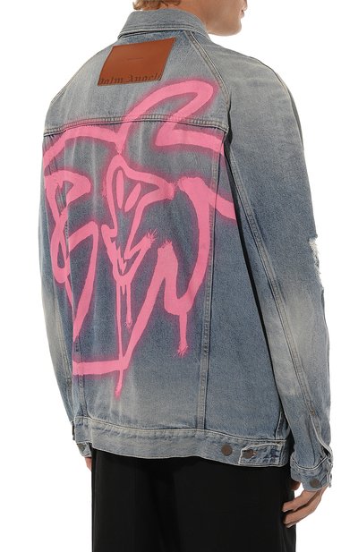 Джинсовая куртка PALM ANGELS, арт. PMYE038E23DEN0014032, фото 4