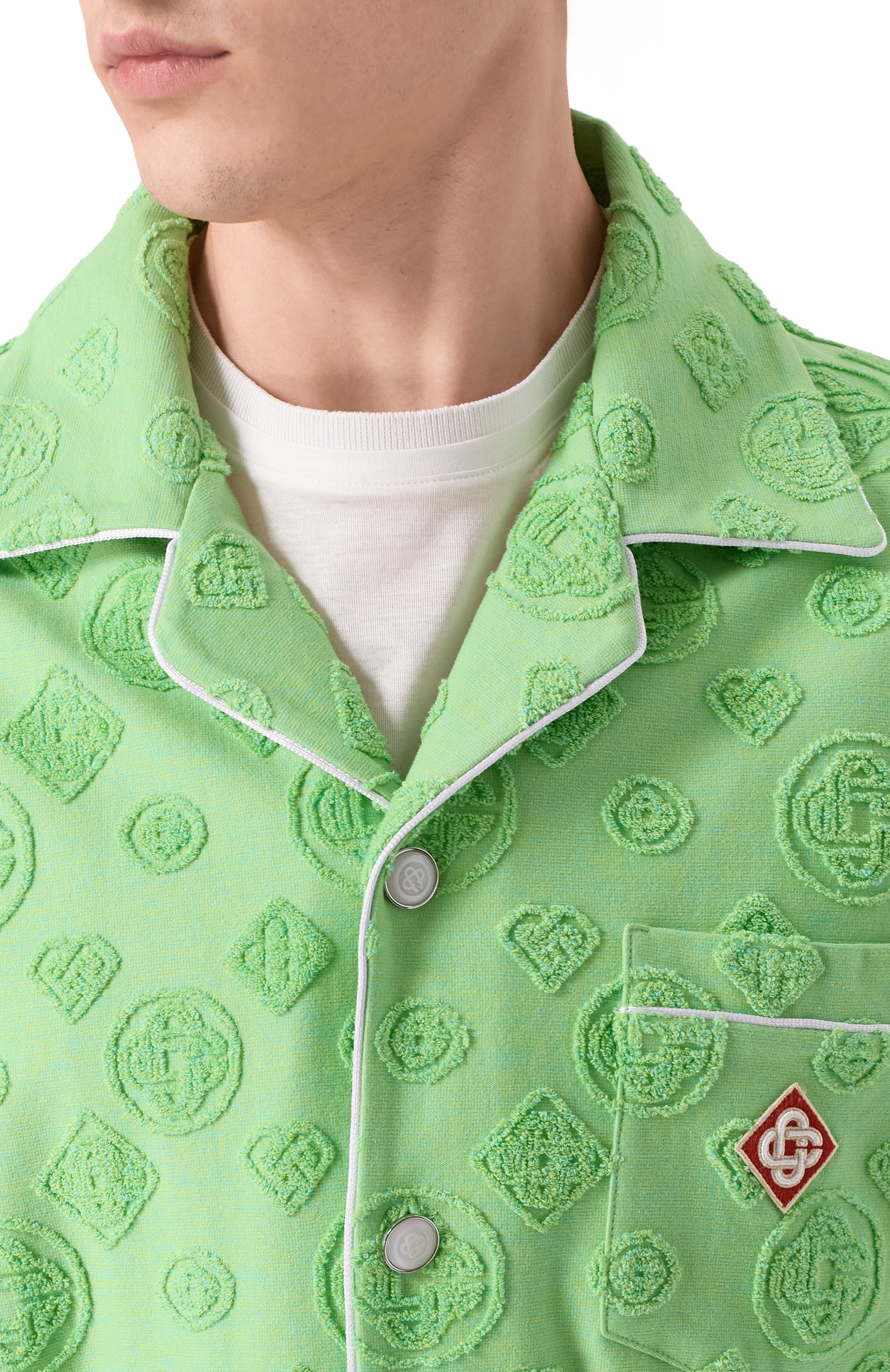 Хлопковая рубашка CASABLANCA, арт. M-SP26-SH-085-01, фото 5