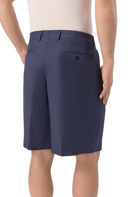 Шорты из вискозы и лиоцелла 12 STOREEZ 137151 Синий  137151 Фото 4