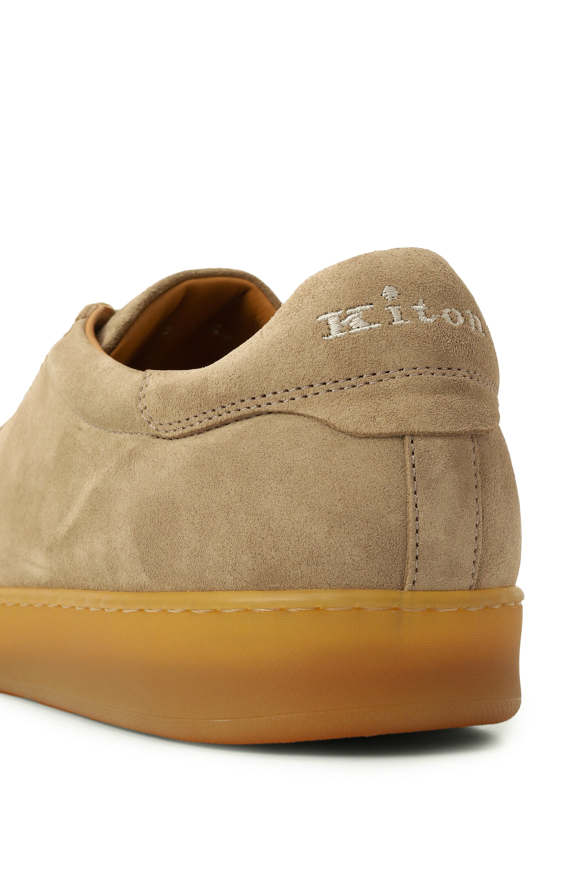 Замшевые кеды KITON, арт. USSA267N0118703, фото 7