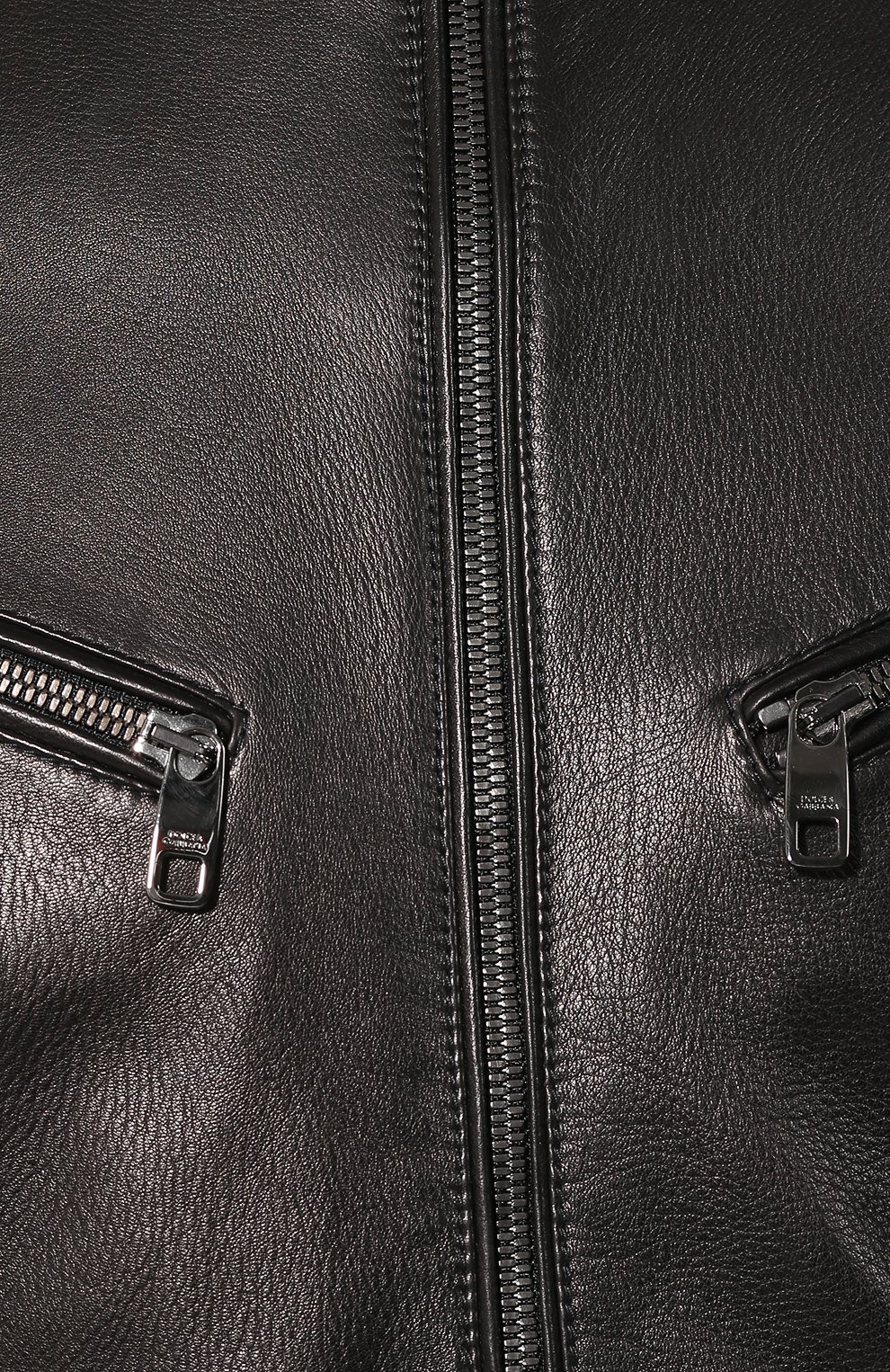 Двусторонний пуховый бомбер из кожи DOLCE & GABBANA, арт. G9NK8L/HULCX, фото 5