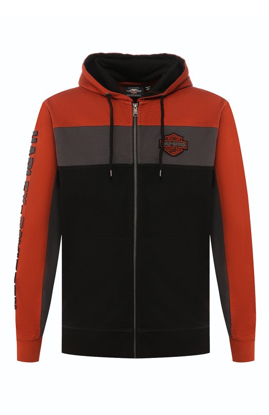 Хлопковая толстовка Genuine Motorclothes Harley-Davidson 99084-20VM Разноцветный 99084-20VM