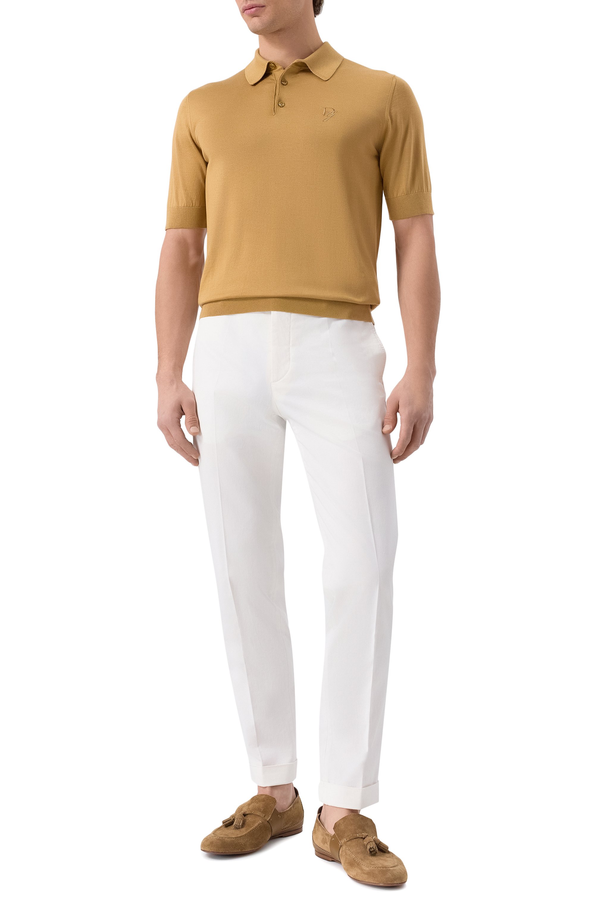 Шелковое поло DOLCE & GABBANA, арт. GXZ02Z/JBSK3, фото 2